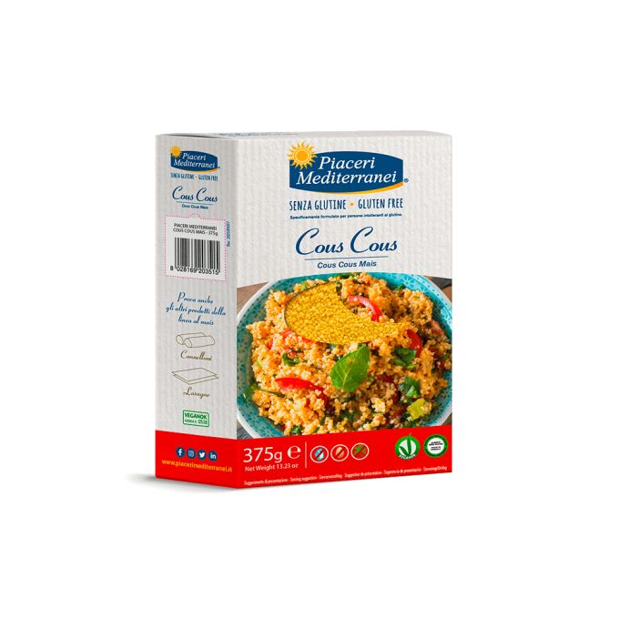 COUS COUS SENZA GLUTINE PIACERI MEDITERRANEI