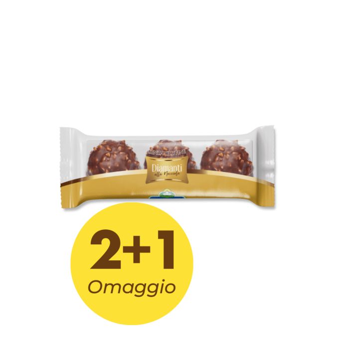 DIAMANTI AL CIOCCOLATO E NOCCIOLA SENZA GLUTINE HAPPY FARM