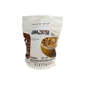 MUESLI NOCCIOLE E CIOCCOLATO SENZA GLUTINE GRAZIOSI