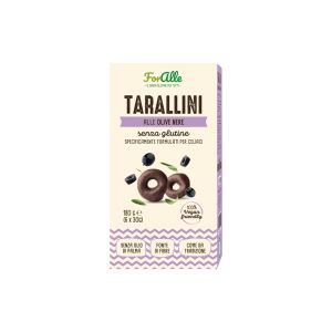 TARALLINI ALLE OLIVE NERE SENZA GLUTINE FORALLE