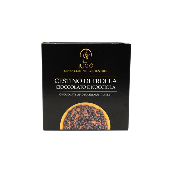 CESTINO DI FROLLA CIOCCOLATO E NOCCIOLA SENZA GLUTINE RIGÒ