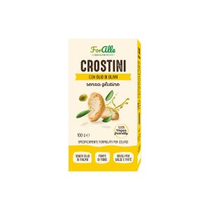 CROSTINI CON OLIO EXTRAVERGINE D'OLIVA SENZA GLUTINE FORALLE