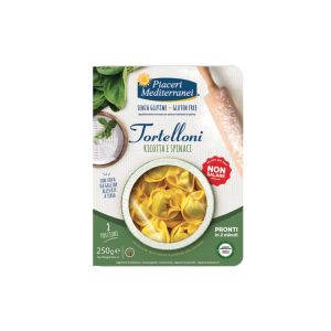 TORTELLONI RICOTTA E SPINACI SENZA GLUTINE PIACERI MEDITERRANEI