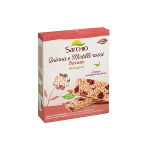 BARRETTE QUINOA E MIRTILLI ROSSI SENZA GLUTINE SARCHIO