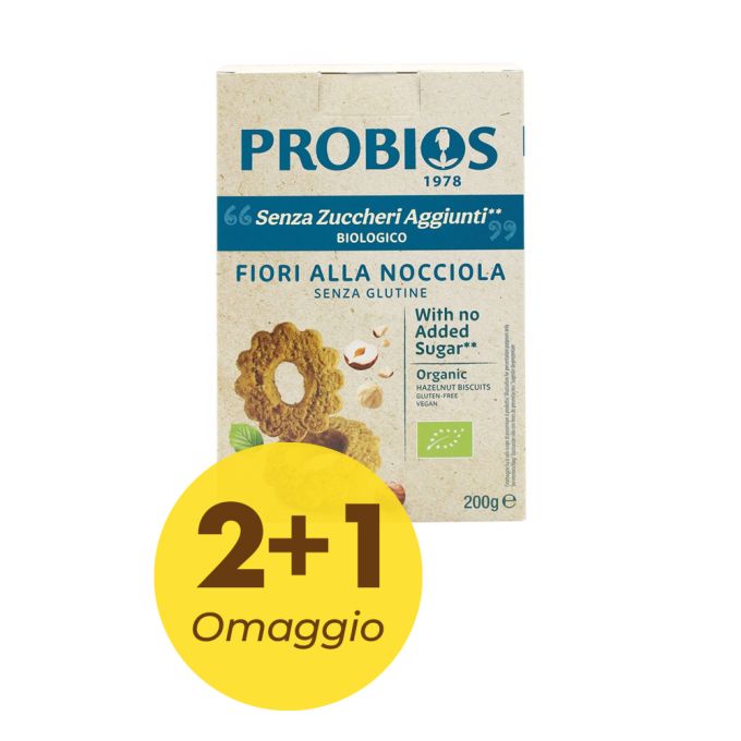 FIORI ALLA NOCCIOLA SENZA GLUTINE PROBIOS