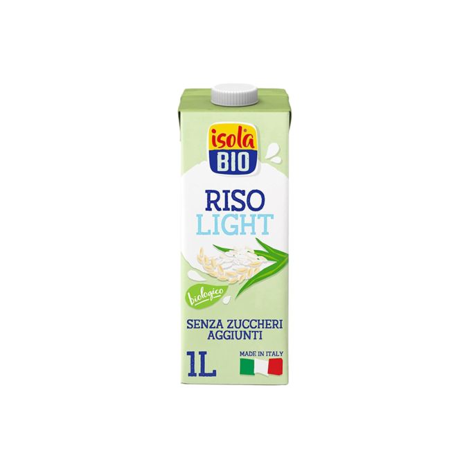 BEVANDA DI RISO LIGHT SENZA GLUTINE ISOLA BIO