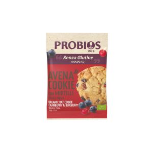 AVENA COOKIE CON MIRTILLI SENZA GLUTINE PROBIOS