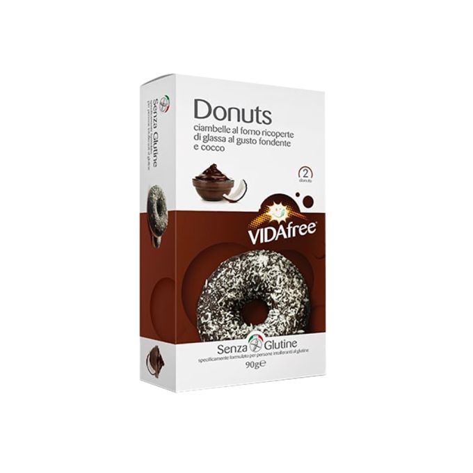 DONUTS FONDENTE E COCCO SENZA GLUTINE VIDAFREE