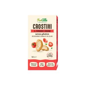 CROSTINI AL POMODORO E ORIGANO SENZA GLUTINE FORALLE