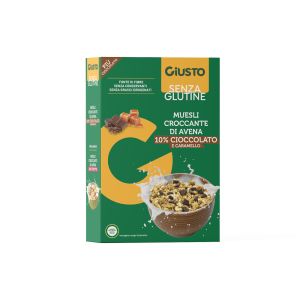 MUESLI AVENA CIOCCOLATO E CARAMELLO SENZA GLUTINE GIUSTO