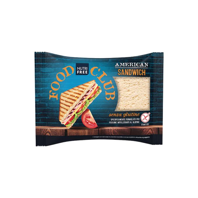 AMERICAN SANDWICH SENZA GLUTINE NUTRIFREE