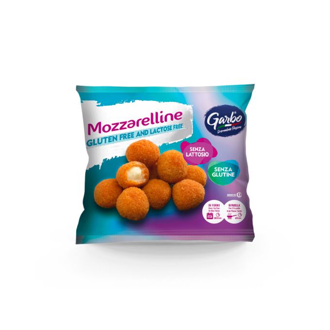 MOZZARELLINE PANATE SURGELATE SENZA GLUTINE GARBO