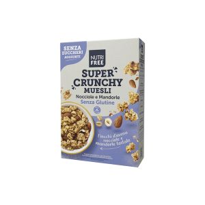 SUPER CRUNCHY MUESLI NOCCIOLE E MANDORLE SENZA GLUTINE NUTRIFREE