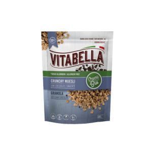 CRUNCHY MUESLI CON CIOCCOLATO FONDENTE SENZA GLUTINE VITABELLA