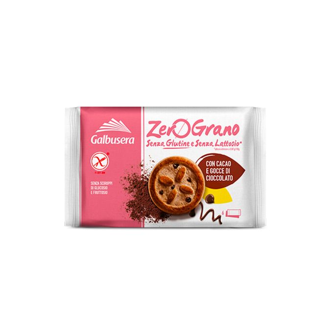 ZERO GRANO FROLLINO CON GOCCE DI CIOCCOLATO SENZA GLUTINE GALBUSERA