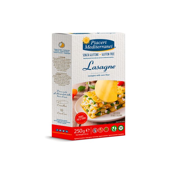 LASAGNE SENZA GLUTINE PIACERI MEDITERRANEI