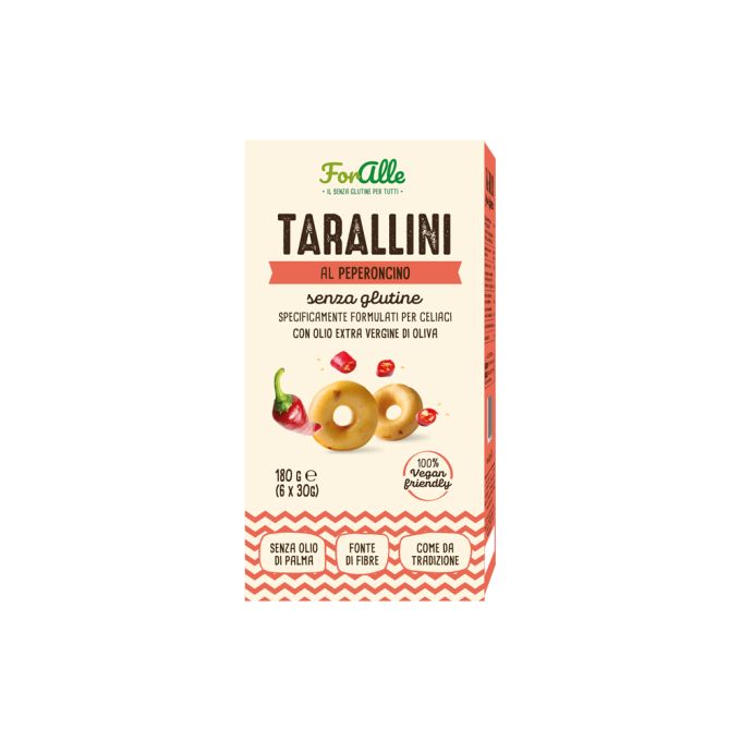 TARALLINI AL PEPERONCINO SENZA GLUTINE FORALLE