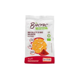 BIOCROC DI MAIS ALLA PAPRIKA SENZA GLUTINE FIOR DI LOTO