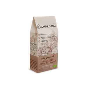 UBER GRANOLA BIO NOCCIOLE FAVE DI CACAO SENZA GLUTINE AMBROSIAE