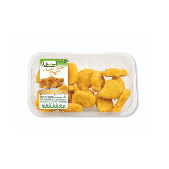 CHEDDAR CHICKEN NUGGETS SENZA GLUTINE GLORIOSO