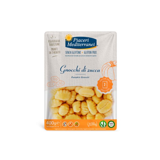 GNOCCHI DI ZUCCA SENZA GLUTINE PIACERI MEDITERRANEI