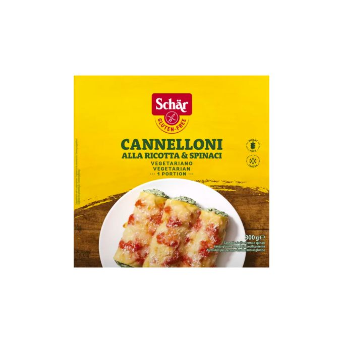 CANNELLONI RICOTTA E SPINACI SENZA GLUTINE SURGELATI SCHAR