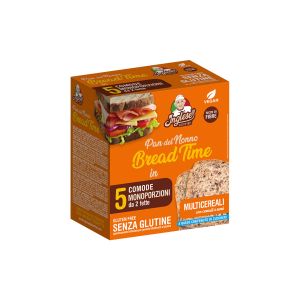 PAN DEL NONNO MULTICEREALI BREAD TIME SENZA GLUTINE INGLESE GLUTEN-FREE