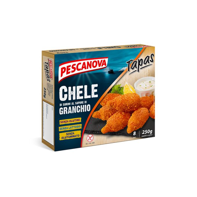 CHELE AL SAPORE DI GRANCHIO SURGELATE SENZA GLUTINE PESCANOVA