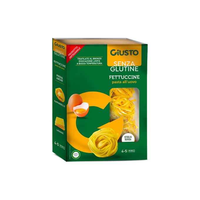 FETTUCCINE ALL’UOVO SENZA GLUTINE GIUSTO