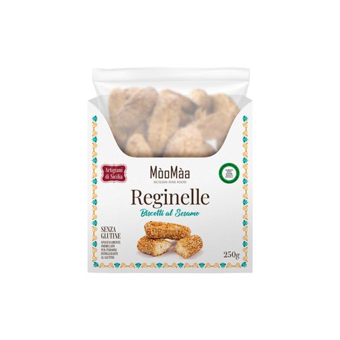 REGINELLE BISCOTTI AL SESAMO SENZA GLUTINE MOOMAA