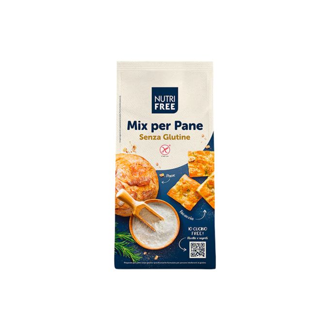 MIX PER PANE SENZA GLUTINE NUTRIFREE TAGLIO PREZZO