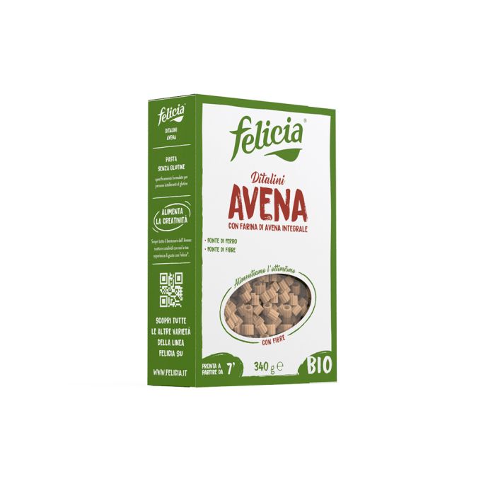 DITALINI CON AVENA INTEGRALE SENZA GLUTINE FELICIA