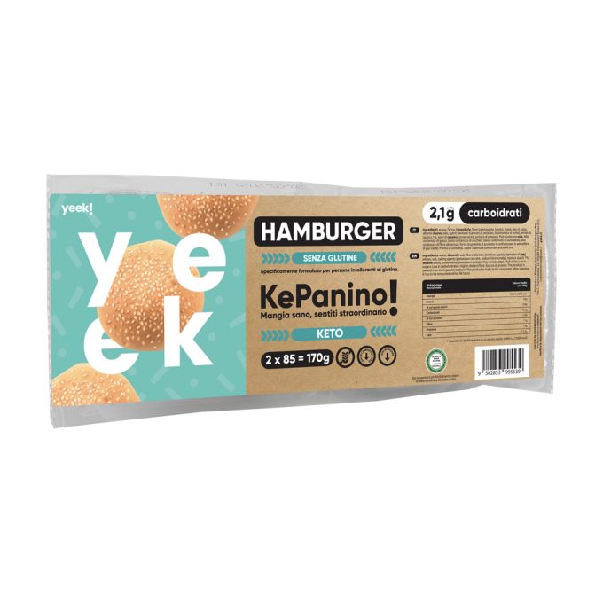 KEPANINO HAMBURGER KETO SENZA GLUTINE YEEK