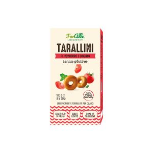 TARALLINI POMODORO E ORIGANO SENZA GLUTINE FORALLE