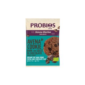 AVENA COOKIE DARK GOCCE DI CIOCCOLATO SENZA GLUTINE PROBIOS