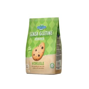 VIRGOLE NOCCIOLE E GOCCE DI CIOCCOLATO SENZA GLUTINE HAPPY FARM