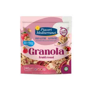 GRANOLA AI FRUTTI ROSSI SENZA GLUTINE PIACERI MEDITERRANEI