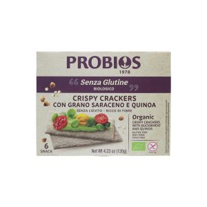 CRISPY CRACKERS GRANO SARACENO E QUINOA SENZA GLUTINE PROBIOS