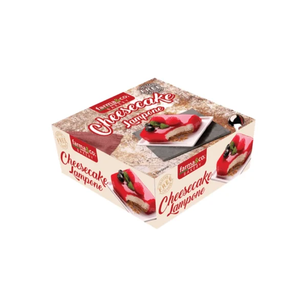 CHEESECAKE LAMPONE SURGELATA SENZA GLUTINE FARMA&CO