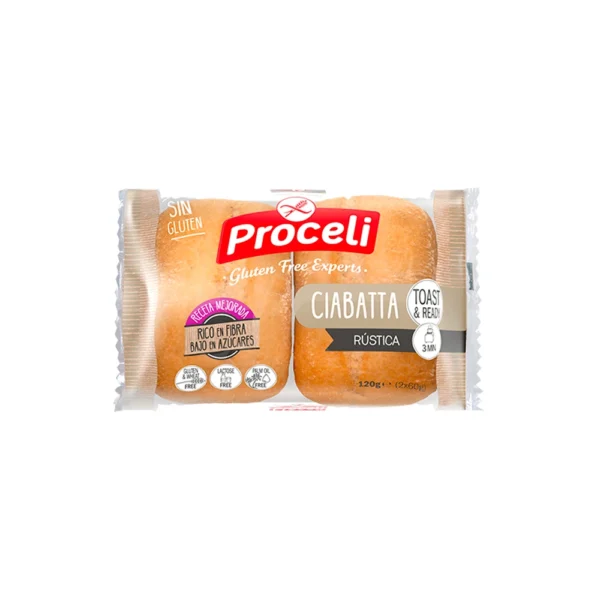 CIABATTA RUSTICA SENZA GLUTINE PROCELI