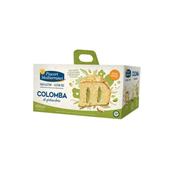 COLOMBA AL PISTACCHIO SENZA GLUTINE PIACERI MEDITERRANEI