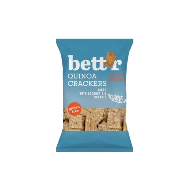 CRACKER QUINOA E PAPRIKA AFFUMICATA SENZA GLUTINE BETT'R