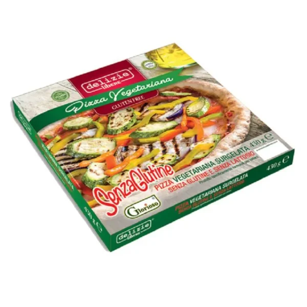 PIZZA VEGETARIANA SURGELATA SENZA GLUTINE DELIZIE LIBERE