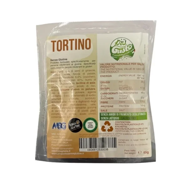 TORTINO AL COCCO SENZA GLUTINE PIU' GUSTO