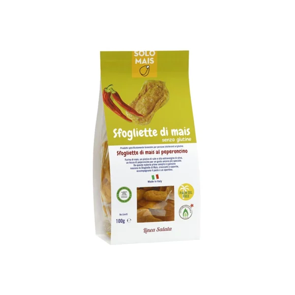 SFOGLIETTE SOLO MAIS AL PEPERONCINO SENZA GLUTINE