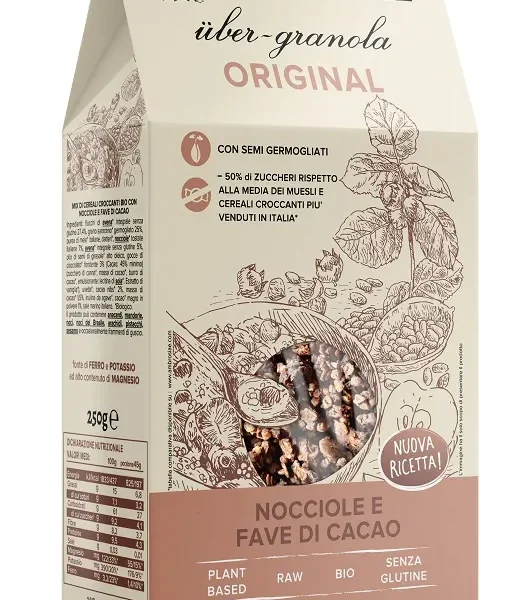 UBERGRANOLA NOCCIOLE FAVE CACAO 250 G