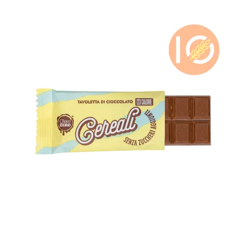 CHOCO-ZERO-TAVOLETTA-CEREALI-95g-senza-zuccheri TAVOLETTA CEREALI — CHOCO ZERO - immagine 1