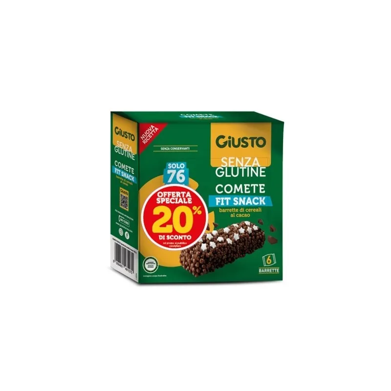 comete-fit-snack-al-cacao-senza-glutine-120g-giusto-senza-glutine Comete Fit Snack al Cacao Senza Glutine 120 g GIUSTO SENZA GLUTINE - immagine 1