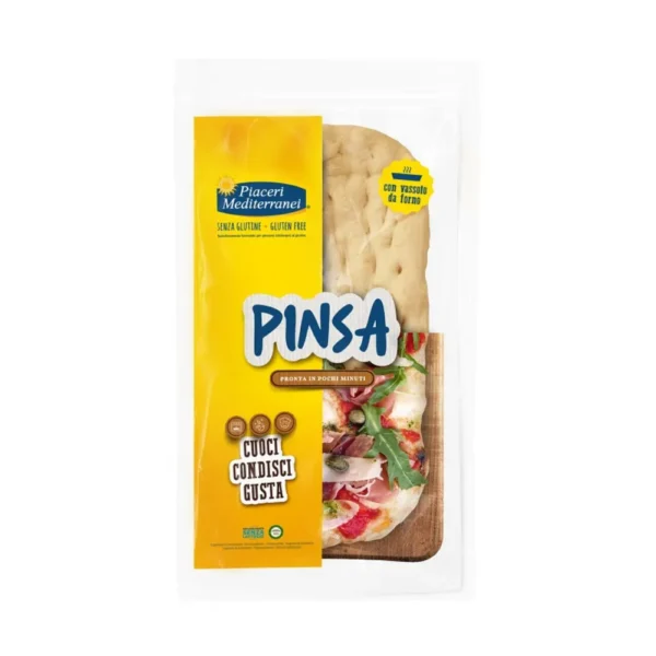 Pinsa Senza Glutine e Naturalmente Senza Lattosio 250 g PIACERI MEDITERRANEI